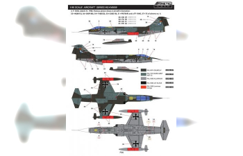 Сборная модель TF-104G / F-104G Luftwaffe Starfighter (2 in 1)