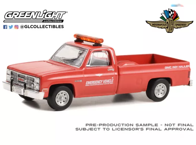 GMC Sierra Pick-up 68th Indianapolis 500 Mile Race Emergency Vehicle (1984), red