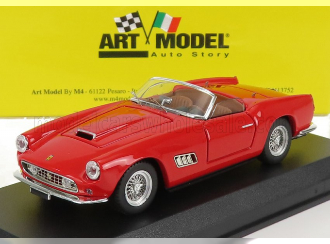 FERRARI 250 Lwb California Short Nose Spider Open (1958), red