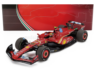 FERRARI F1 Sf-24 Team Scuderia Ferrari №55 Monza Italy Gp (2024) Carlos Sainz - Polyfoam Packaging, Red Black