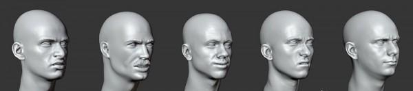 Головы (без волос) №27