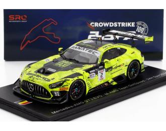MERCEDES-BENZ Amg Gt3 Evo 6.2l V8 Team M-amg Getspeed №2 24h Spa (2024) Luca Stolz - Jules Gounon - Fabian Schiller, Yellow Black