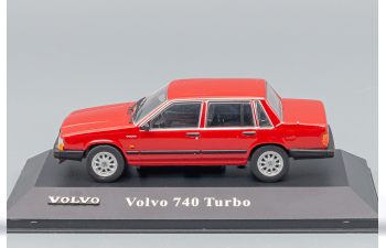 VOLVO 740 Turbo, red