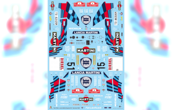 Сборная модель LANCIA Delta Hf Integrale 16v Martini N1 Winner Rally Sanremo 1989 M.biasion - T.siviero + N 5 Rally Sanremo (1989) D.Auriol - B.Occelli