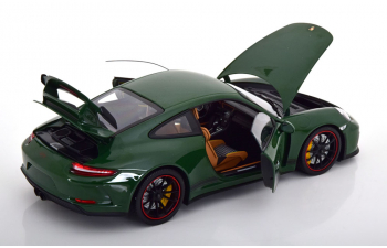 PORSCHE 911 (991) GT3 (2018), dark green/red