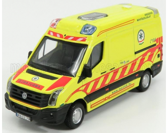 VOLKSWAGEN Crafter Ambulance (2011), yellow/red