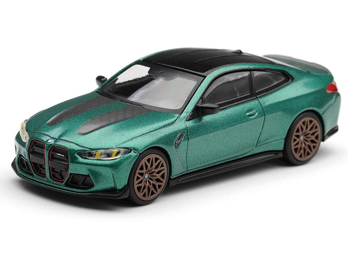 BMW M4 (G82) CS Frozen Isle of Man (2024), green metallic