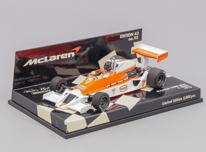 McLAREN Ford M26 1978 J.Hunt, with engine, white / orange