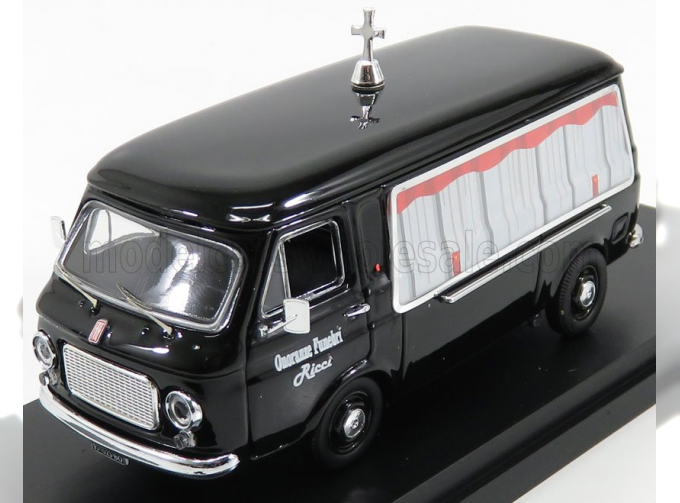 FIAT 238 Van Carro Funebre (1970) - Hearse - Funeral Car (1970), Black