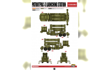 Сборная модель US HEMTT M983A2Tractor & Patriot PAC-3 Launching Station