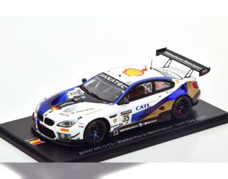 BMW 6-series M6 Gt3 Team Walkenhorst Motorsport N 35 24h Nurburgring 2021 T.glock - M.tomczyk - T.neubauer, White Blue Gold