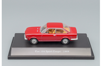 FIAT 124 Sport Coupe (1969), red