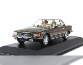 Mercedes-Benz 350SL W107 Roadster, brown