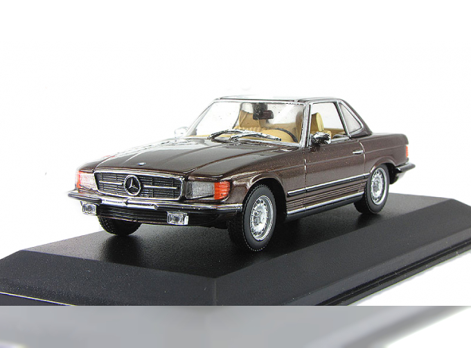 Mercedes-Benz 350SL W107 Roadster, brown