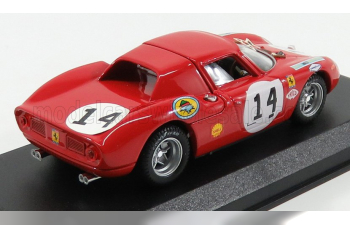 FERRARI 250lm 3.3l V12 Team North American Racing Team N.a.r.t. N 14 24h Le Mans 1968 M.gregory - C.klob, Red