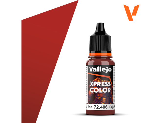 Краска акриловая Xpress Color Красная плазма / Plasma Red, 18 мл