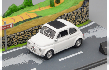 Диорама FIAT 595 Abarth II Serie, white