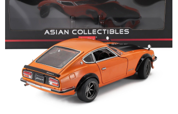 DATSUN Fairlady Z (S30) RHD (1970), orange/carbon