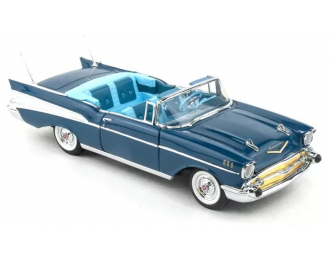 CHEVROLET Bel Air Convertible (1957), blue