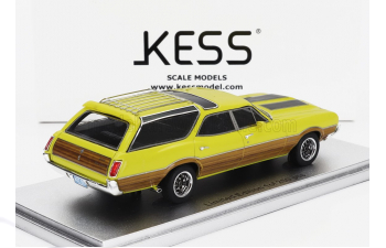 OLDSMOBILE Vista Cruiser 442 Sw Station Wagon (1972), Yellow Black Wood