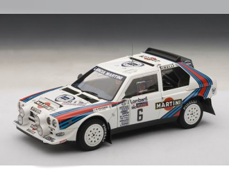 LANCIA S4 RAC RALLY 1985 WINNER TOIVONEN/WILSON 6, white