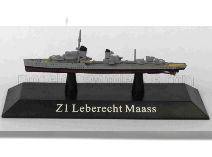 WARSHIP Z1 Leberecht Maass Destroyer Germany 1935, Military