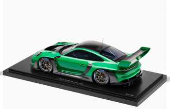 PORSCHE 911 992 Gt3 R №0 Racing Coupe (2023) - Con Vetrina - With Showcase, Green Black