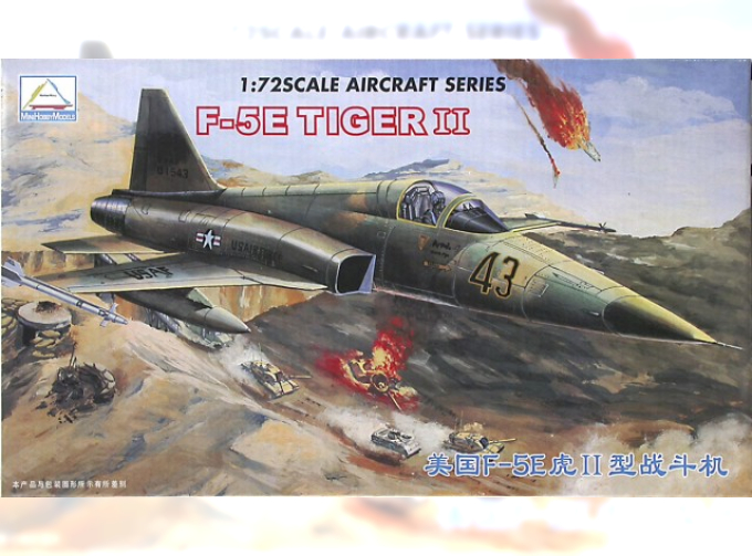 Сборная модель F-5E Tiger II fighter