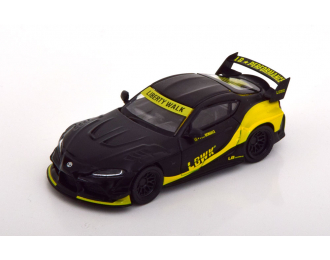 TOYOTA GR Supra LB Works, black yellow