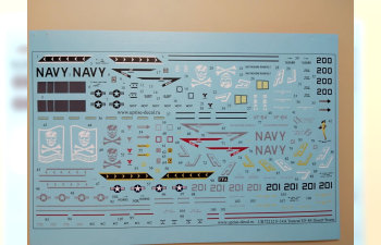 Декаль F-14A Tomcat VF-84 Desert Storm, FFA (удаляемая лаковая подложка)