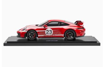 PORSCHE 911 992-2 GT3 №23 Coupe Salzburg Livery (2025), red / white
