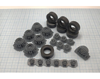 Комплект колес (шины+диски) для полуприцепа/прицепа 385/55 22,5