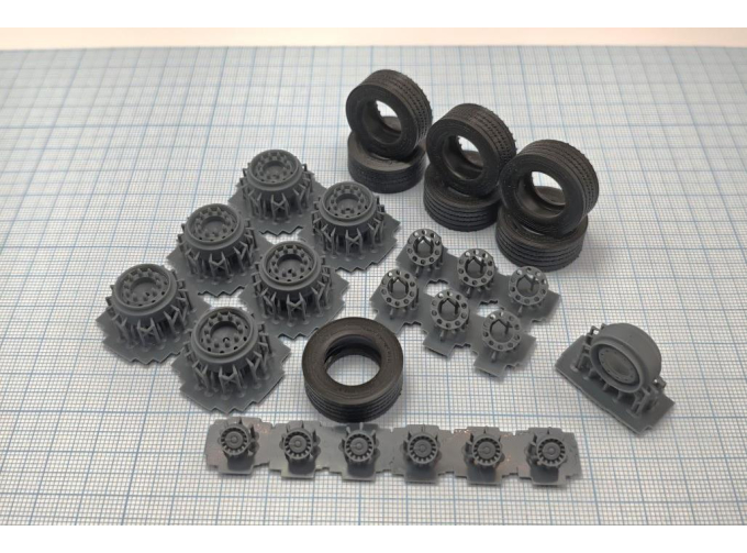 Комплект колес (шины+диски) для полуприцепа/прицепа 385/55 22,5