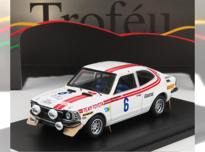 TOYOTA Corolla Levin (night Version) N6 Rally Acropolis (1975) O.andersson - A.hertz, White Red