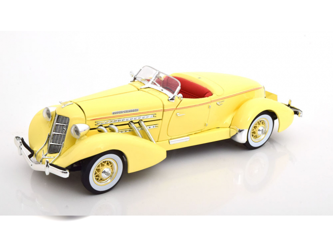 AUBURN 851 Speedster (1935), lightyellow red