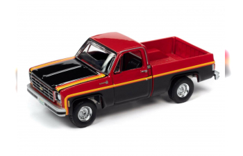 CHEVROLET C10 Scottsdale Sport Pickup Truck Red and Black 1979