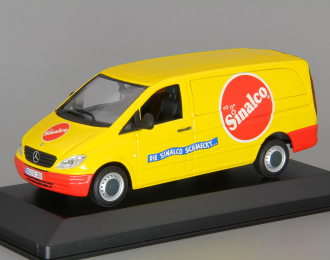 MERCEDES-BENZ Vito W639 Kasten SINALCO (2003), yellow