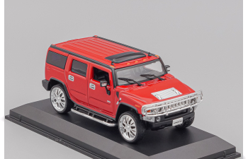 HUMMER H2 SUV (2005), red