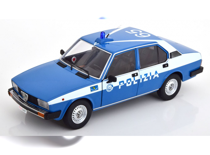 ALFA ROMEO Alfetta 2000 Polizia Stradale (1978) Police, Blue White