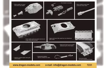 Сборная модель cSd.Kfz. 182 KINGTIGER PORSCHE TURRET