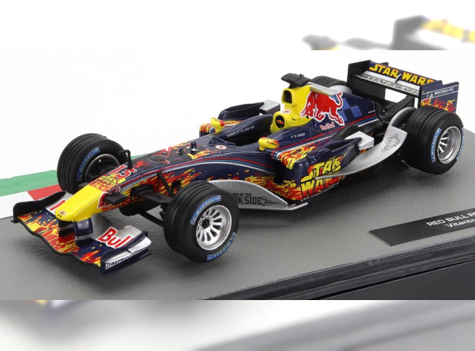 RED BULL F1 Rb1 Cosworth №15 Season 2005 Vitantonio Liuzzi, Blue Red Yellow Silver