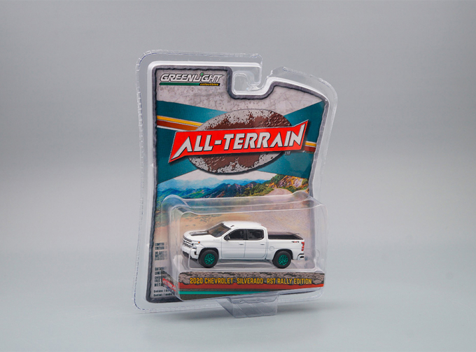 CHEVROLET Silverado RST Rally Edition (2020), Summit White/Black Stripes (Greenlight!)