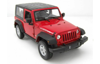 Jeep Wrangler Rubicon 2007 с тентом,красный/черный