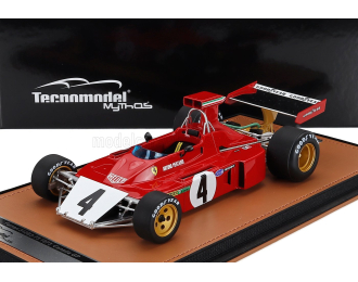 FERRARI F1 312 B3 (broke Nose) №4 Canada Gp Arturo Merzario (1973) , Red White