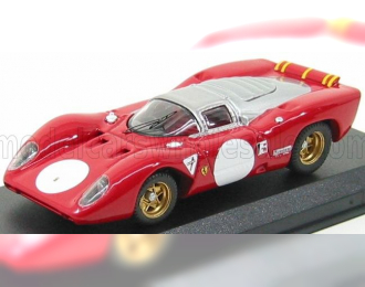 FERRARI 312p Coupe N 0 Monza Prova 1969, Red Silver