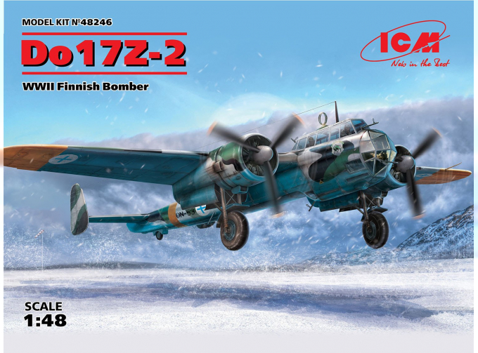 Сборная модель Do 17Z-2 WWII Finnish Bomber