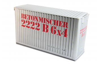 MERCEDES-BENZ 2222 B 6x4 Betonmischer, white