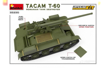 Сборная модель Румынская САУ TACAM T-60