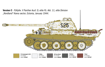 Сборная модель Pz. Kpfw Panther Ausf. A Military 1945