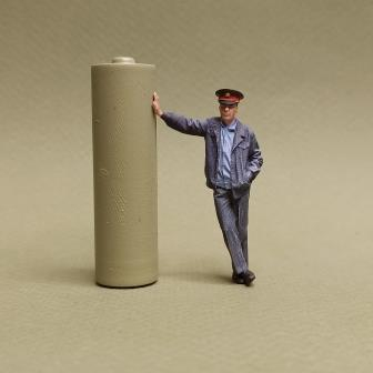 Фигура 0914 Вован машинист Вариант 3, окрашенная (цвет в ассортименте)